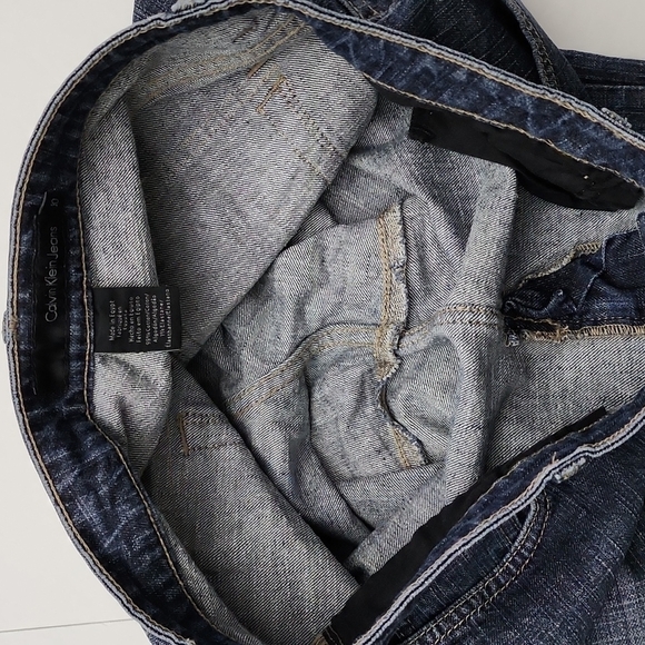 Calvin Klein Women's Denim Jeans Bootcut Double Stone Wash Blue Stretch Size 10 - Picture 9 of 15